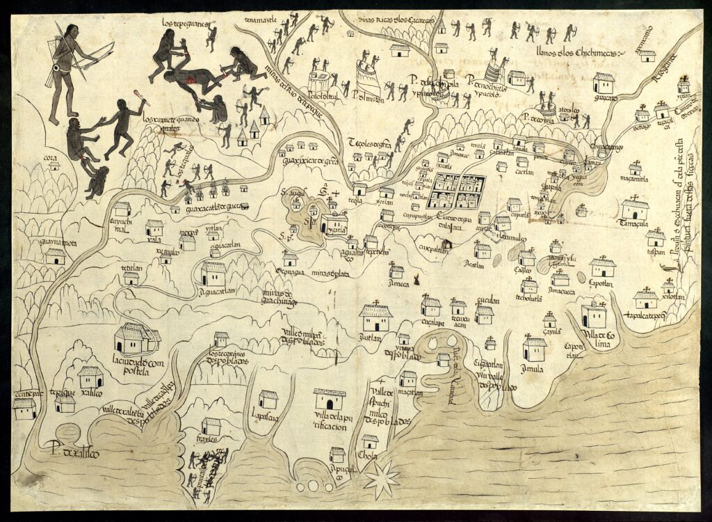 Depiction of a map